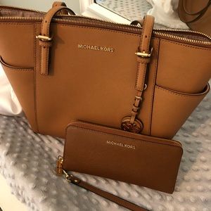 Michael Kors Purse + Wallet